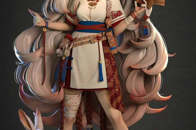 揭秘：真人手办模型女生如何化身桌面上的绝美艺术品