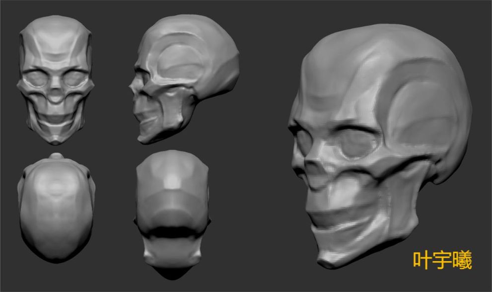 第四周Zbrush基础