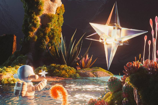 潮玩设计《宇宙波比——梦旅人系列》袭来，梦幻治愈的风格让人眼前一亮！