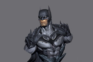 【zbrush作品】DC蝙蝠侠半身像雕刻欣赏
